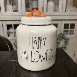 Rae Dunn Happy Halloween Canister